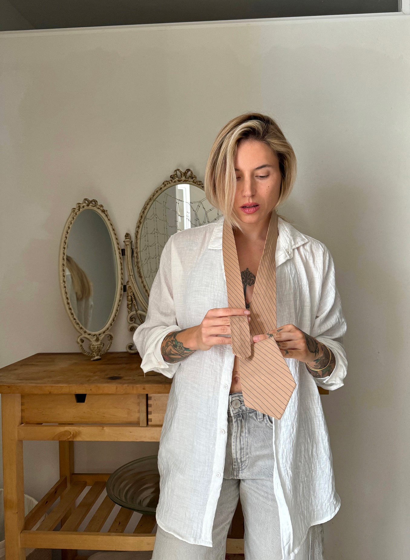 ANAIS Chemise Boyfriend blanc