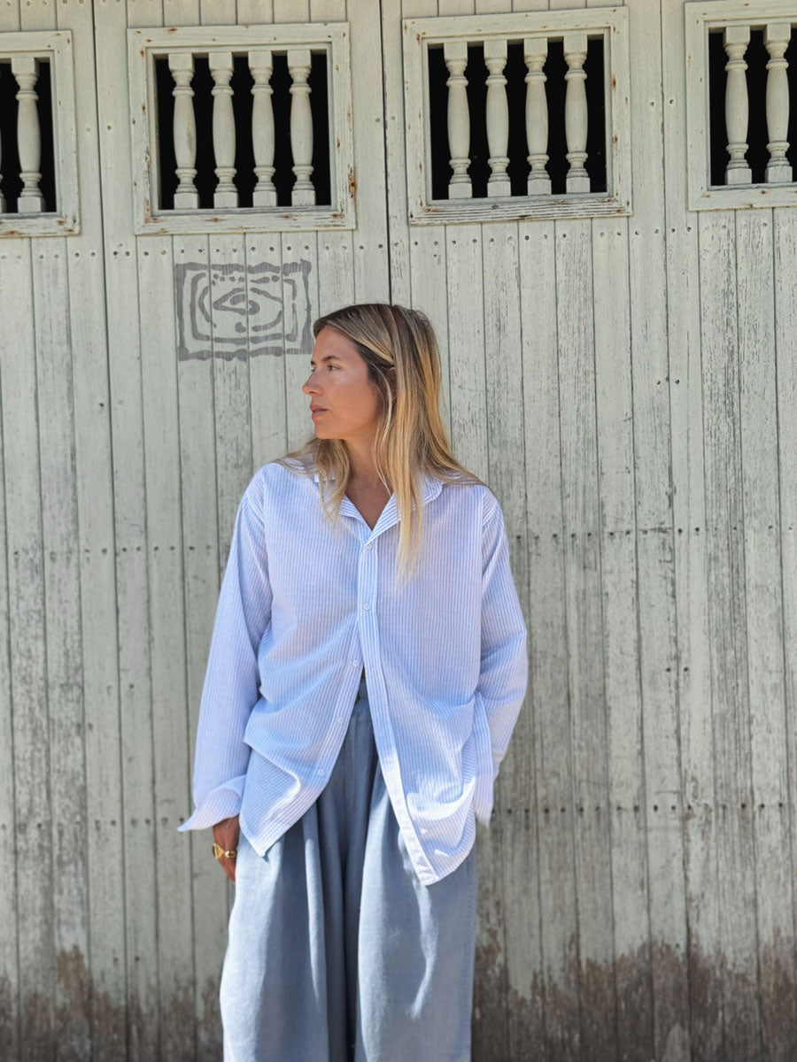LAVERA Boyfriendshirt aus feiner Voile-Baumwolle