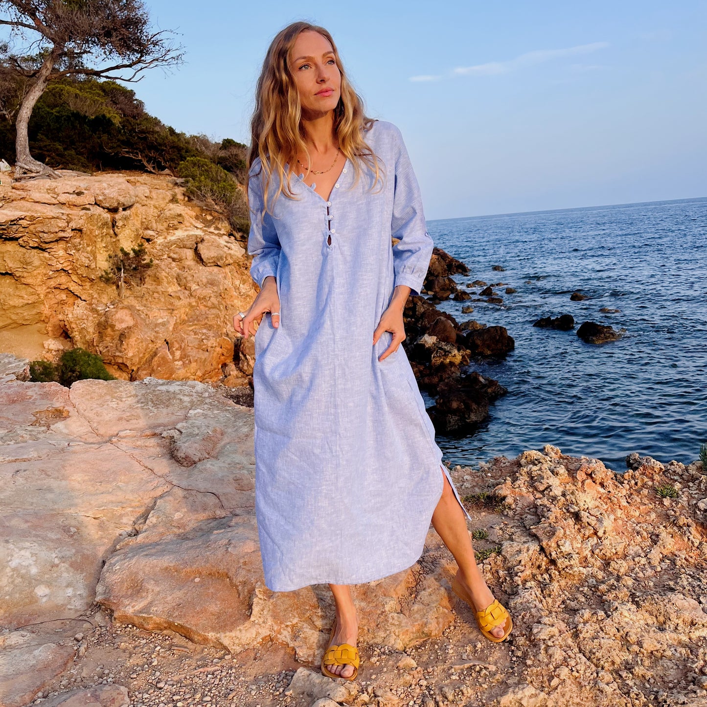 FRESNO DRESS linen cotton limited