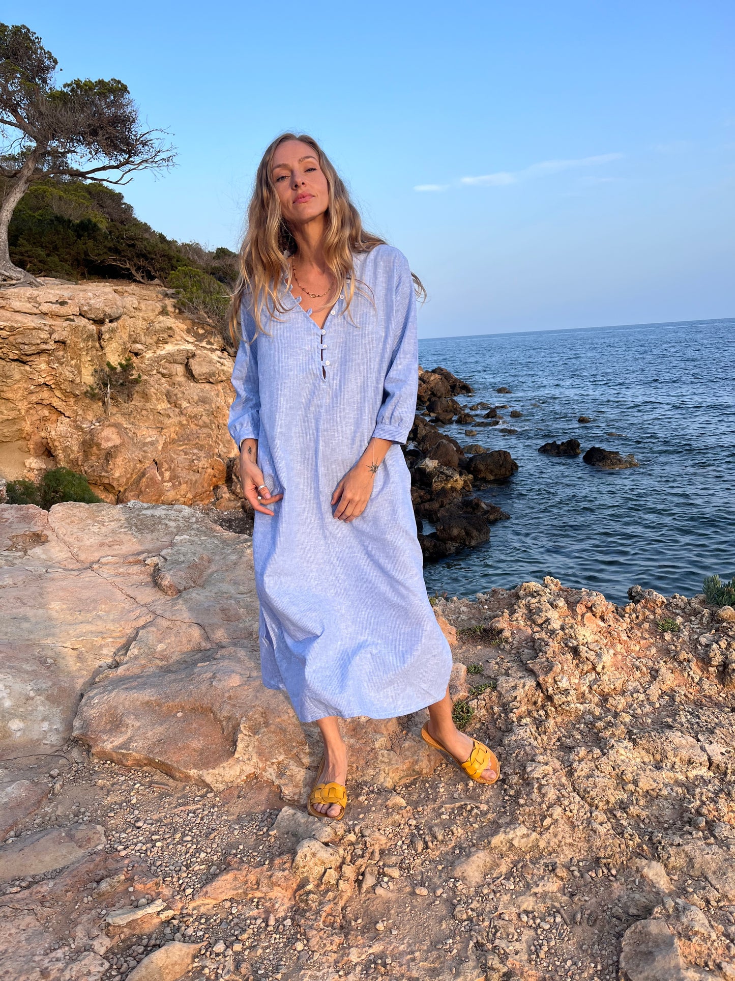 FRESNO DRESS linen cotton limited
