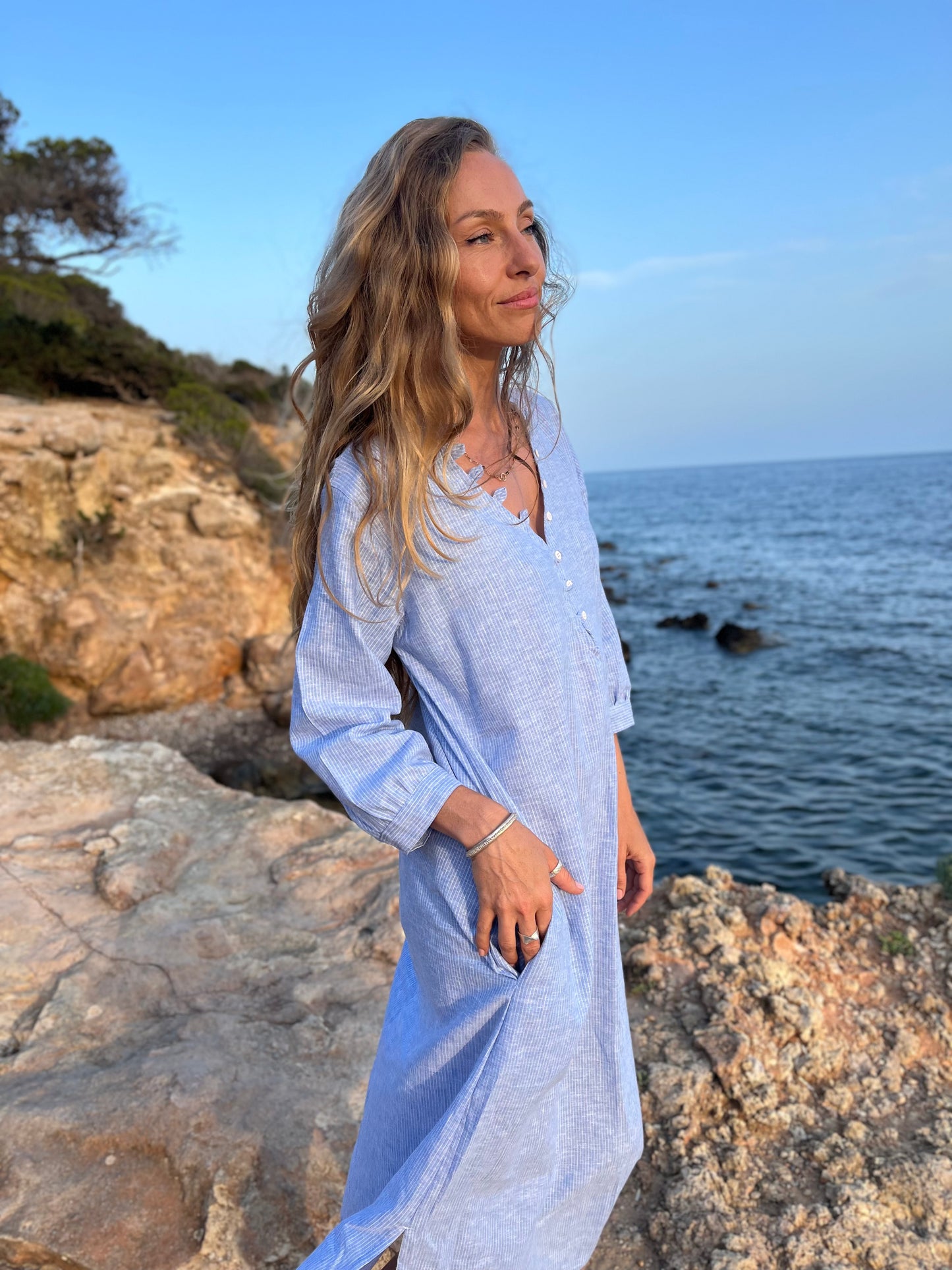 FRESNO DRESS linen cotton limited