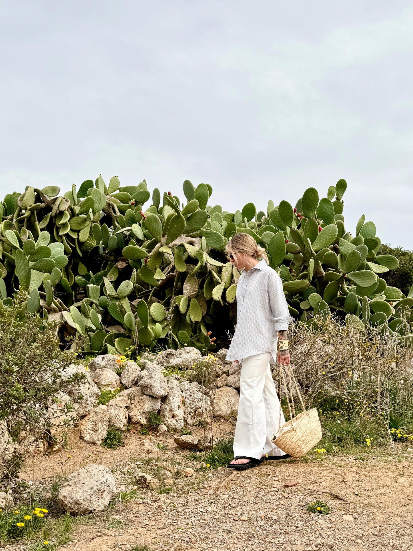 Roberta boyfriend Blouse Linen-Cotton - A Peace of Ibiza® Collection Blouse