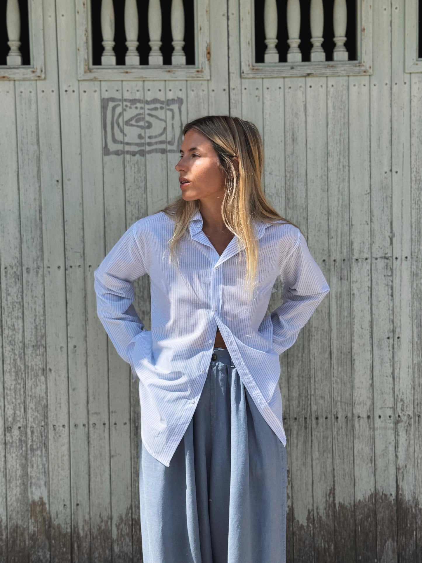 LAVERA Boyfriendshirt aus feiner Voile-Baumwolle