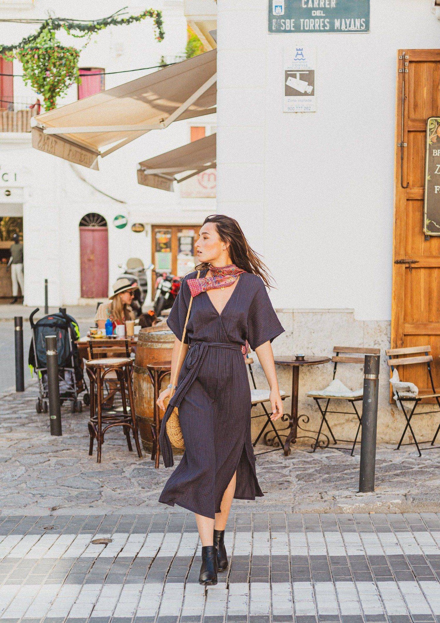 DELPHINE DRESS cotton - A Peace of Ibiza® Collection Dress