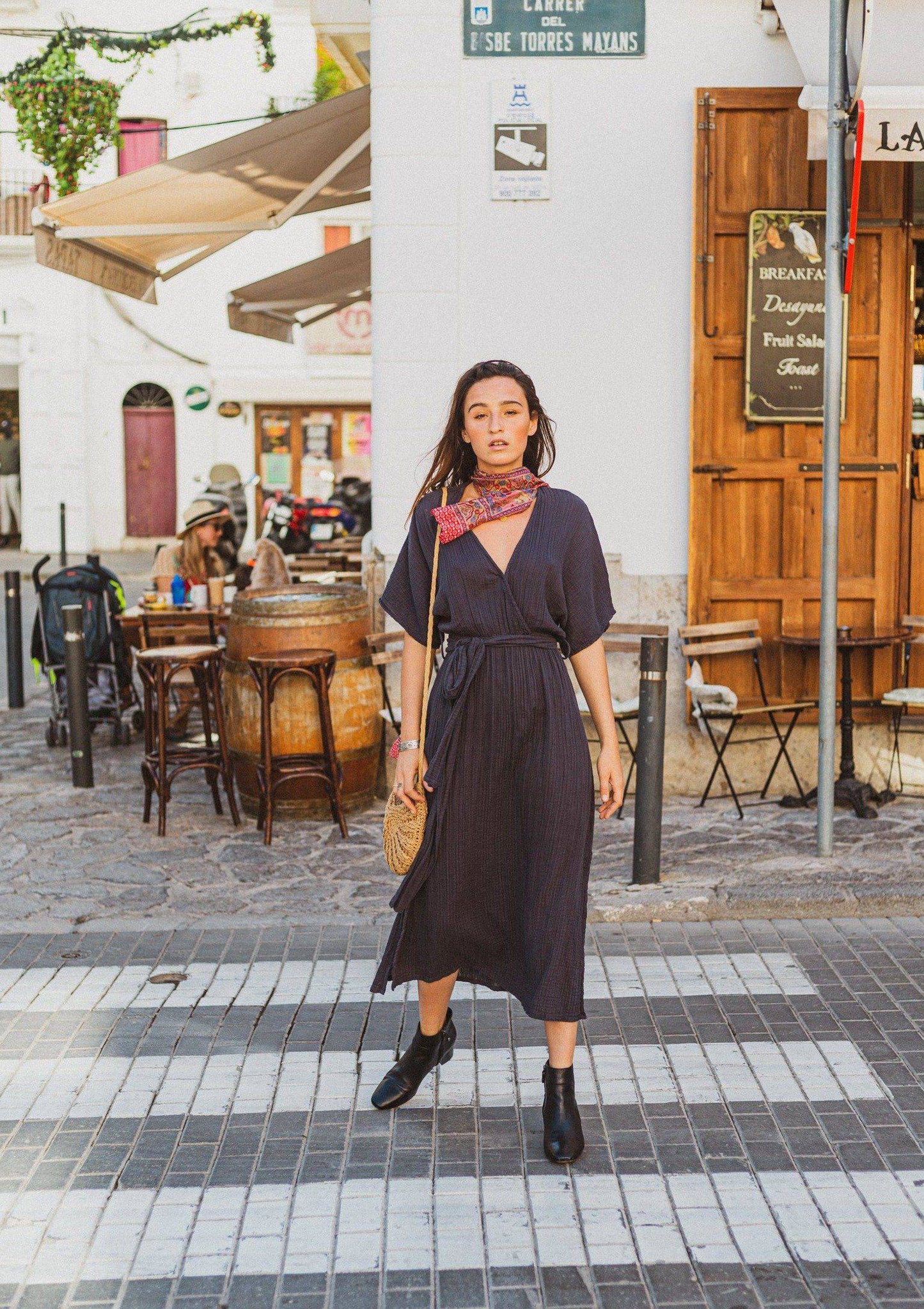 DELPHINE DRESS cotton - A Peace of Ibiza® Collection Dress