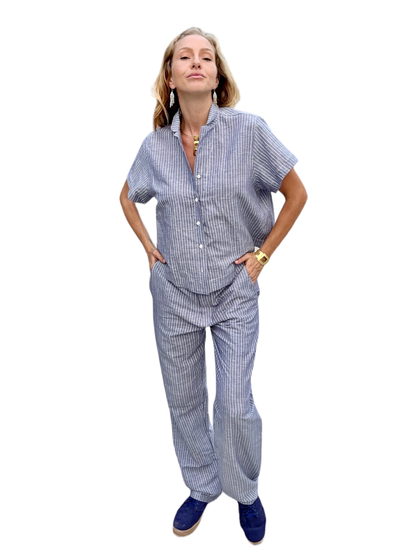 HELENE TROUSERS Linen cotton