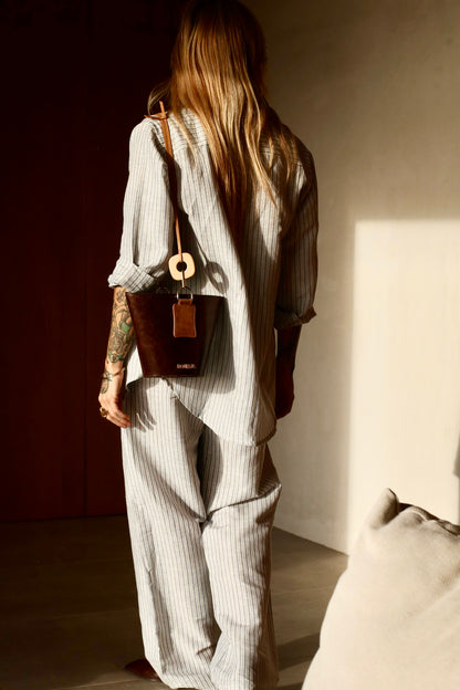 ANIRA Drawstringtrousers linen cotton