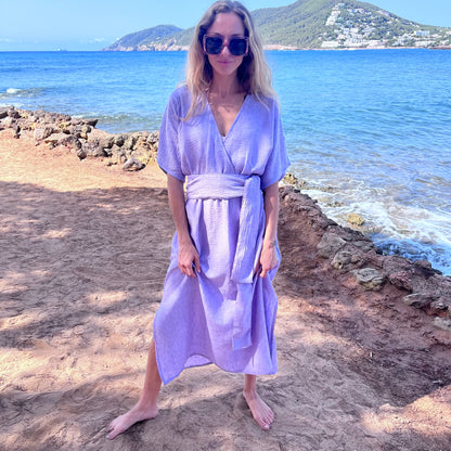 DELPHINE DRESS one size lavander