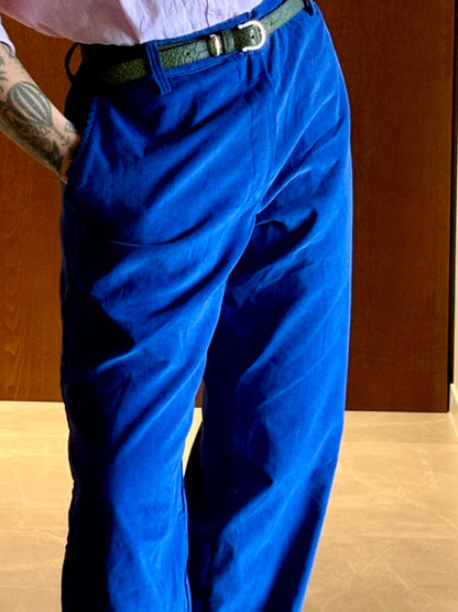 ALDO Trousers electric blue corduroy