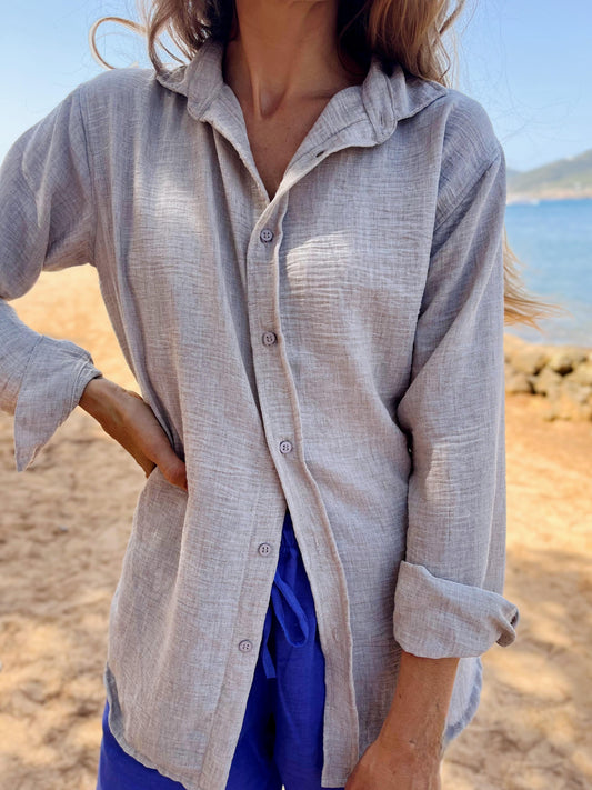 KELLY Boyfriendshirt beige