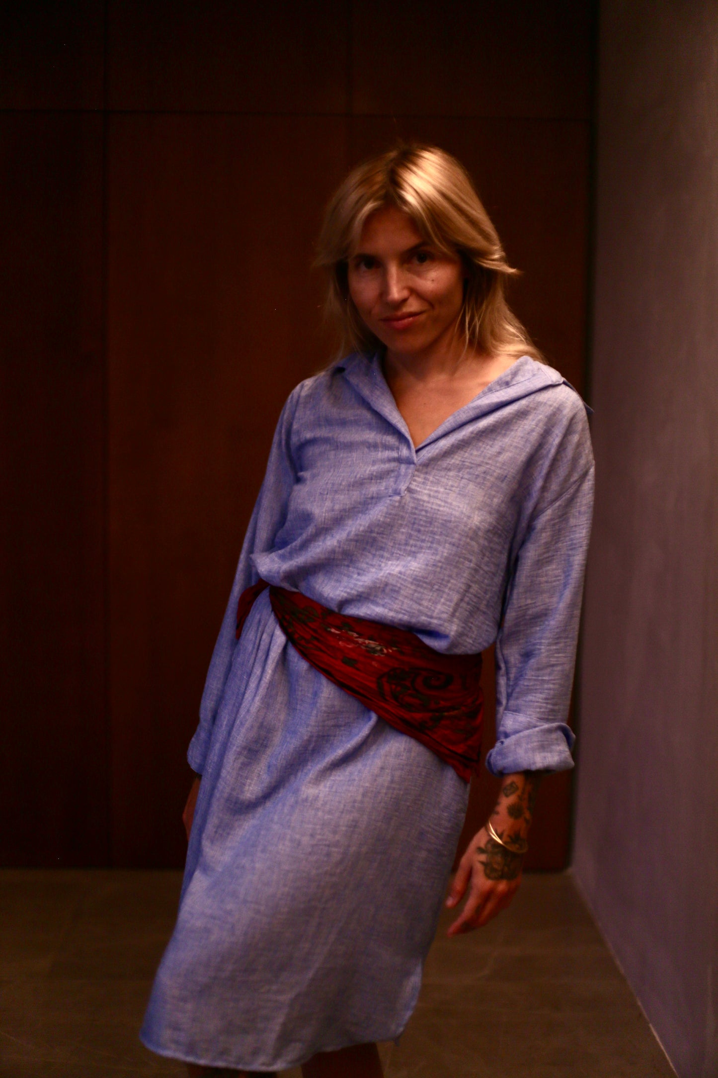 CASSIS DRESS cotton poly.