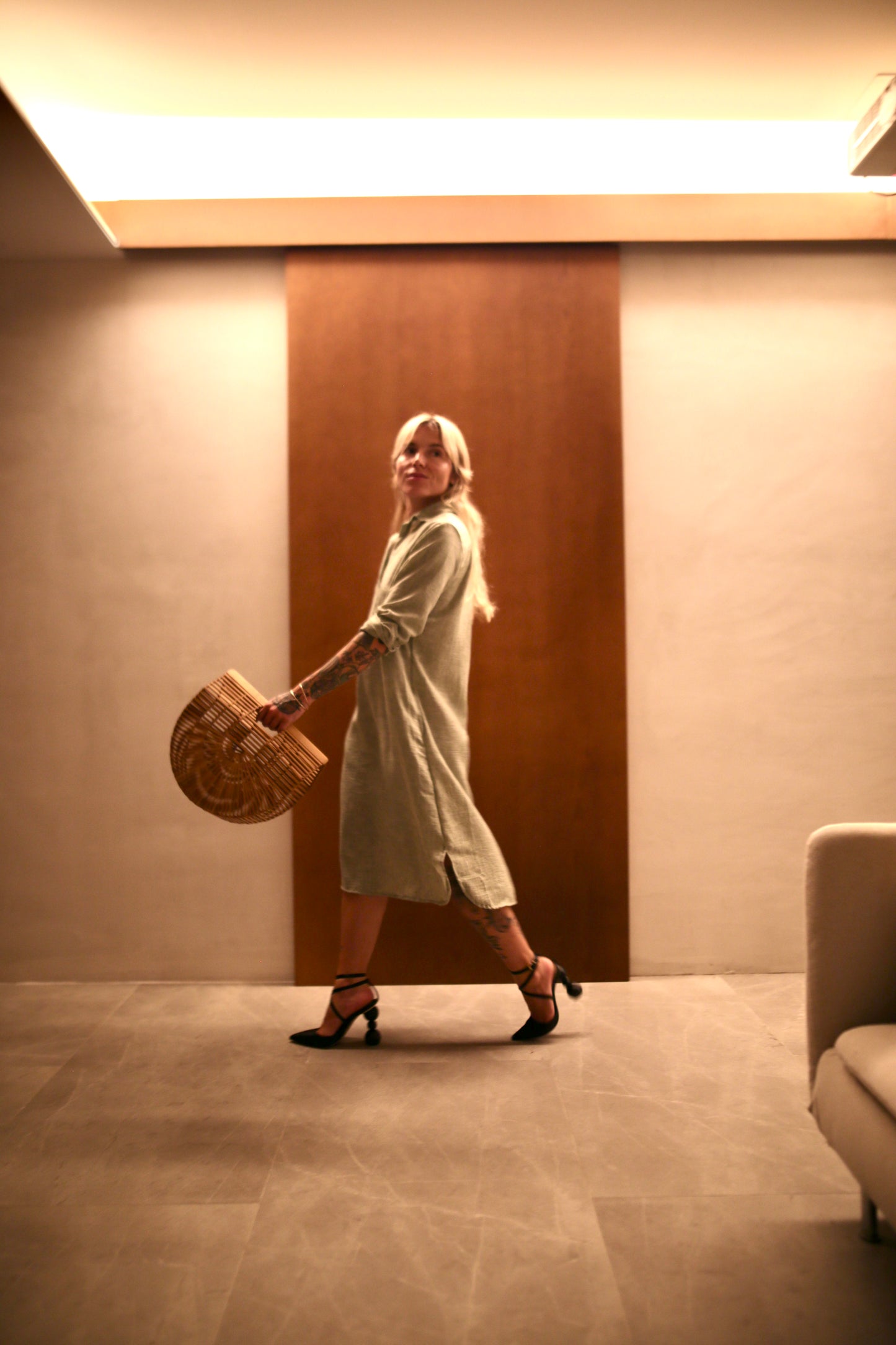 CASSIS DRESS cotton poly.