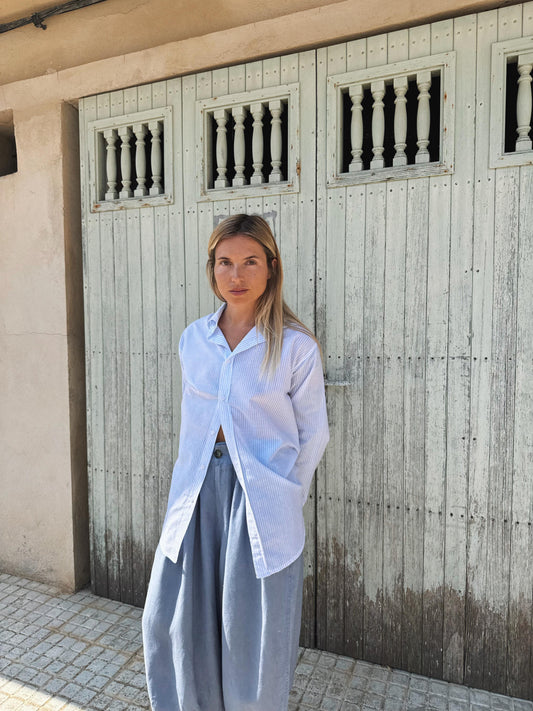 LAVERA Boyfriendshirt aus feiner Voile-Baumwolle