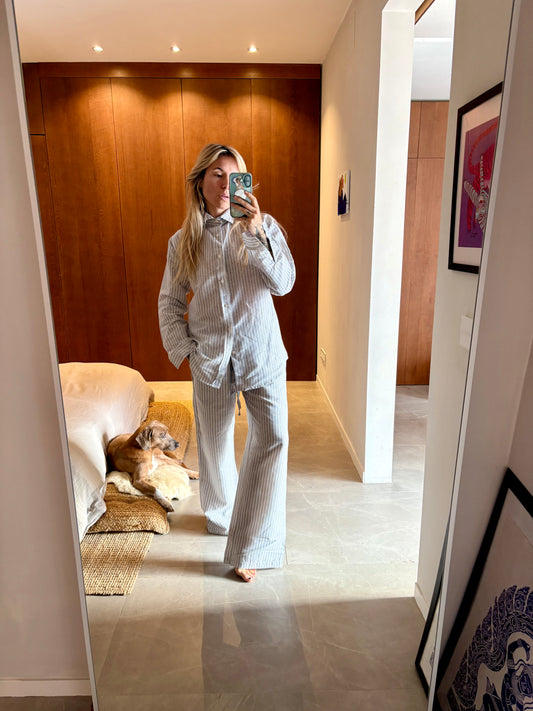 ANIRA Drawstringtrousers linen cotton