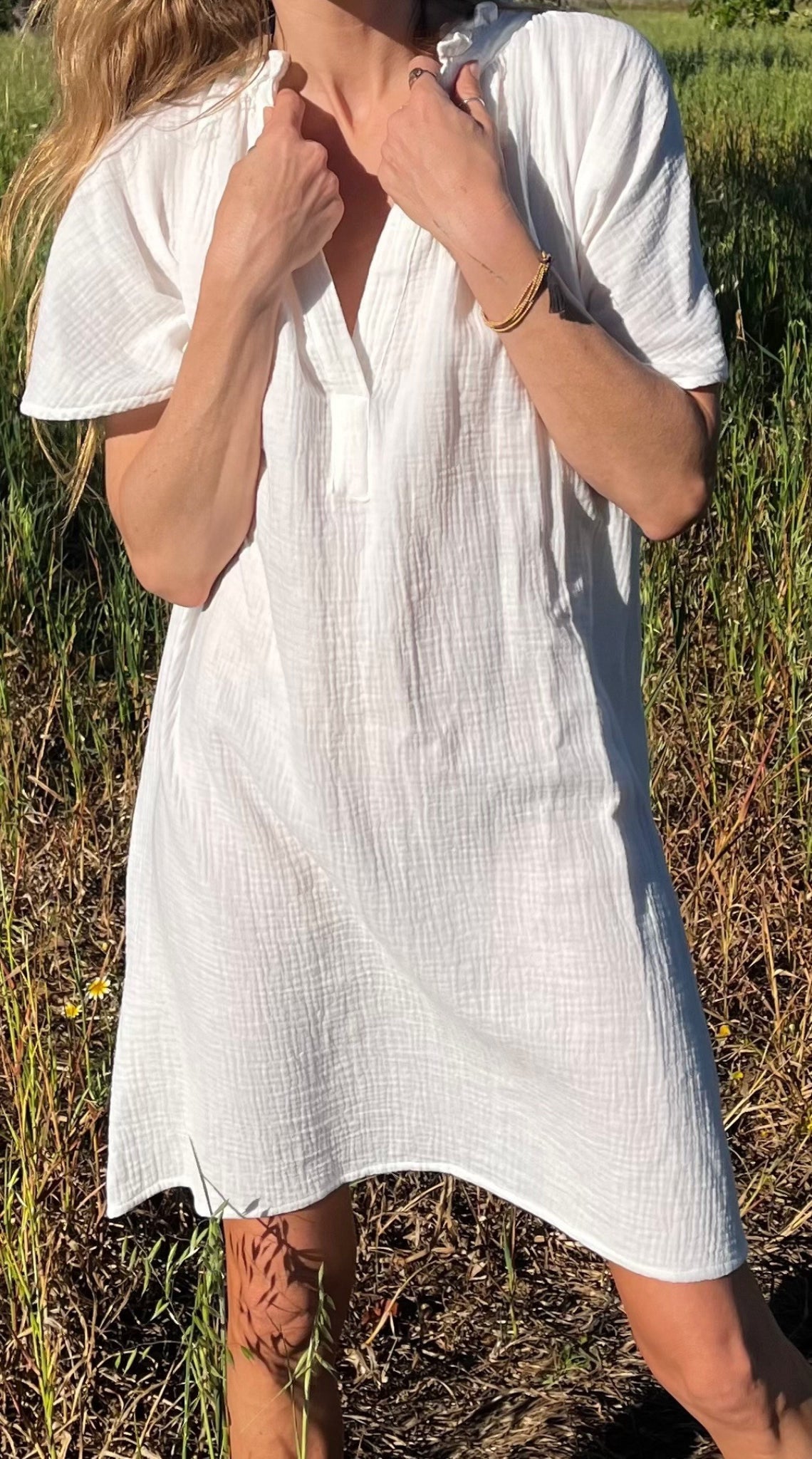 Gilda dress soft cotton one size