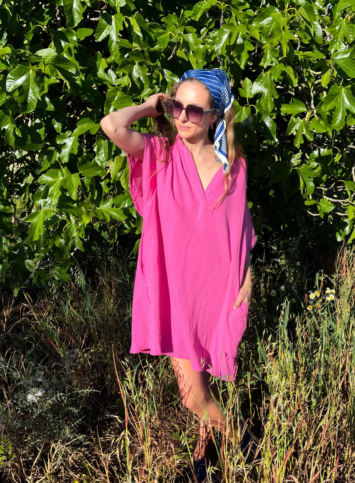 Gilda dress soft cotton one size