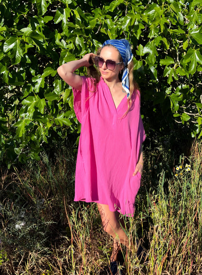 Gilda dress soft cotton one size