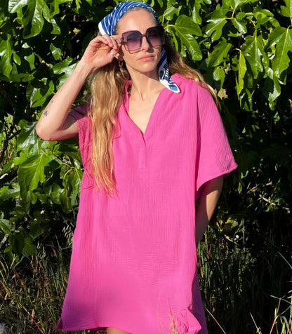 Gilda dress soft cotton one size