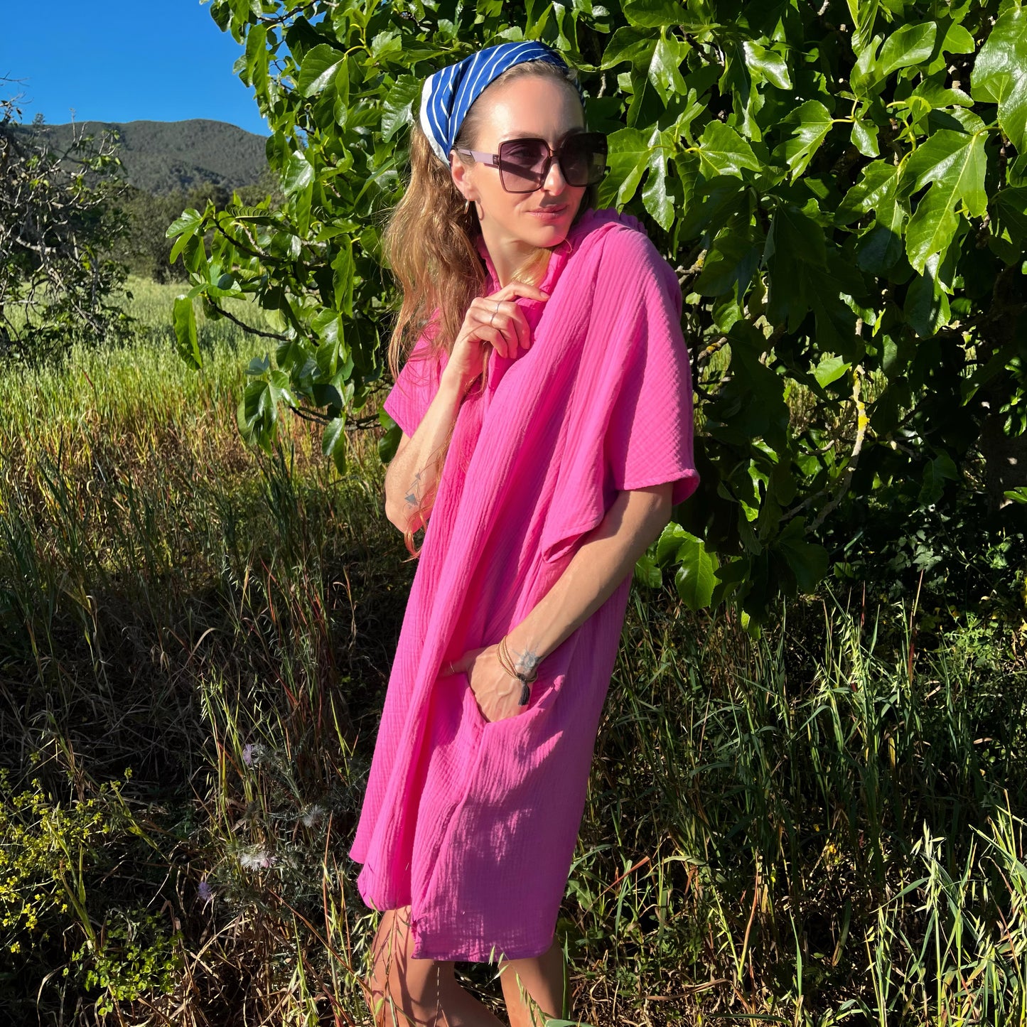 Gilda dress soft cotton one size