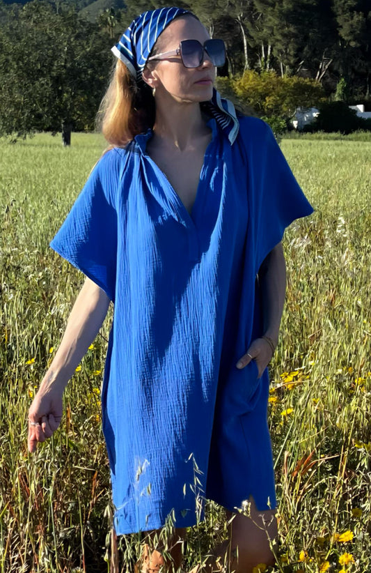 Kleid Gilda aus weicher Baumwolle, Einheitsgröße