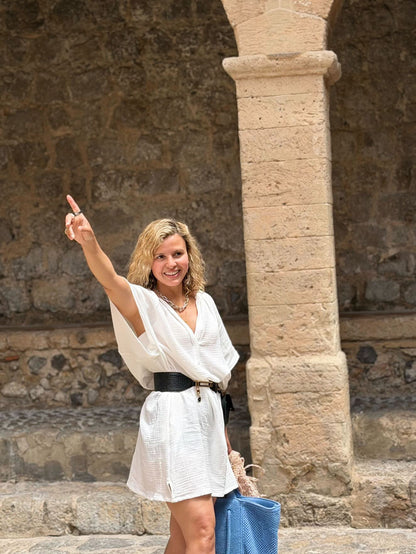 Kleid Gilda aus weicher Baumwolle, Einheitsgröße