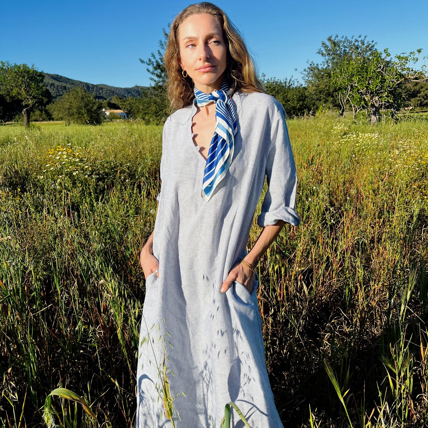 PAMELA Dress linen cotton