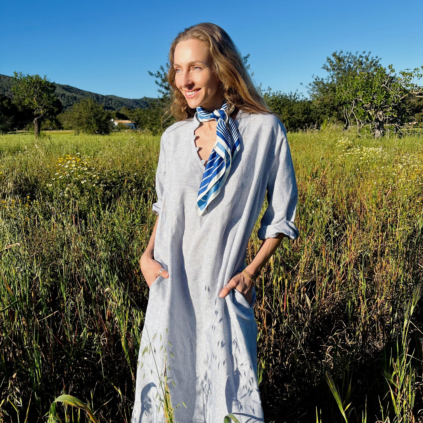 PAMELA Dress linen cotton