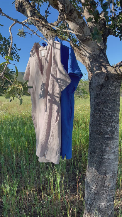 Kleid Gilda aus weicher Baumwolle, Einheitsgröße