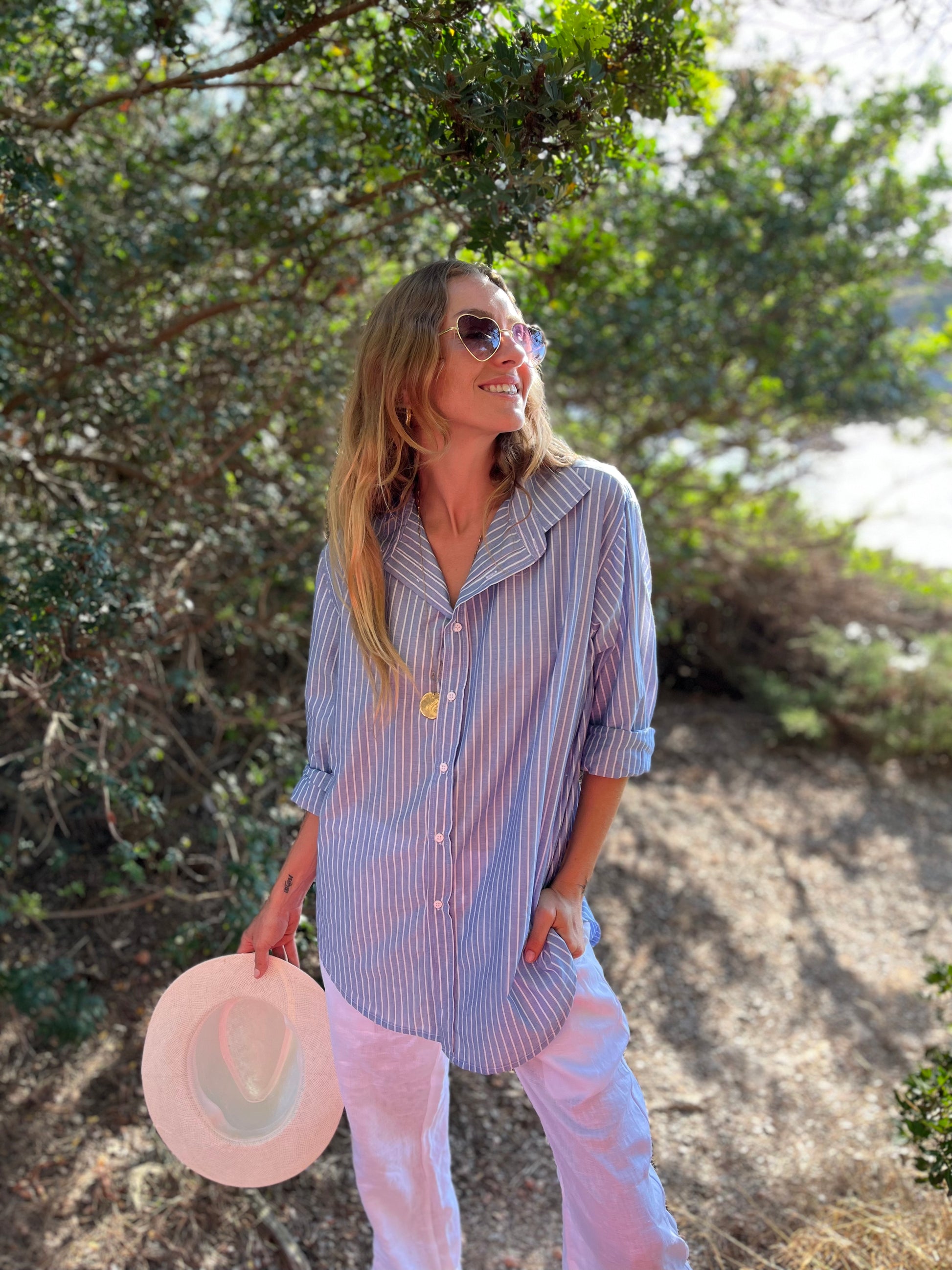 CLAUDINE STRIPED BLOUSE - A Peace of Ibiza® Collection